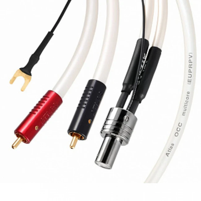 Аксессуар для аудиотехники ATLAS Equator Tonearm 180 - Achromatic RCA - 1.00m 5056453527262