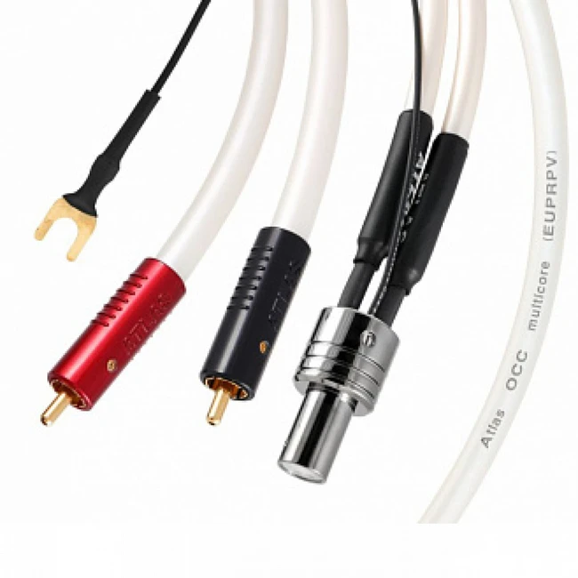 Аксессуар для аудиотехники ATLAS Equator Tonearm 180 - Achromatic RCA - 0.75m 5056453527255
