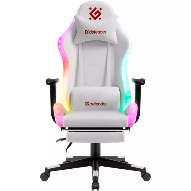 Компьютерное кресло Defender Watcher RGB White 64336