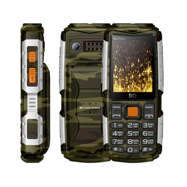 Мобильный телефон BQ 2430 Tank Power Camouflage Silver BQ-2430 Камуфляж+Серебро