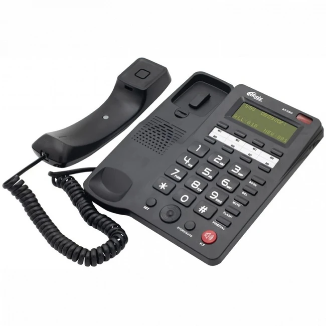 Аналоговый телефон Ritmix RT-550 Black 80001483