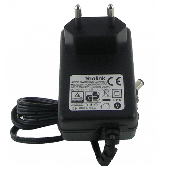 Аксессуар для телефона Yealink Блок питания 1.2A 5VDC.1.2A