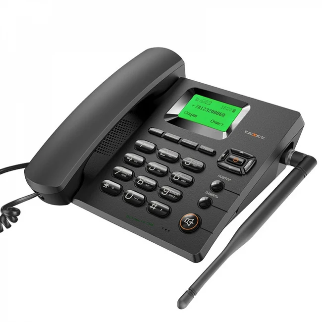 Аналоговый телефон TeXet FX-100 черный 127313