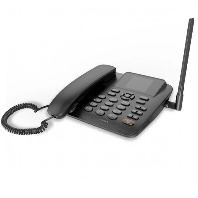 Аналоговый телефон TeXet Стационарный сотовый телефон GSM FX-200 цвет черный 127315