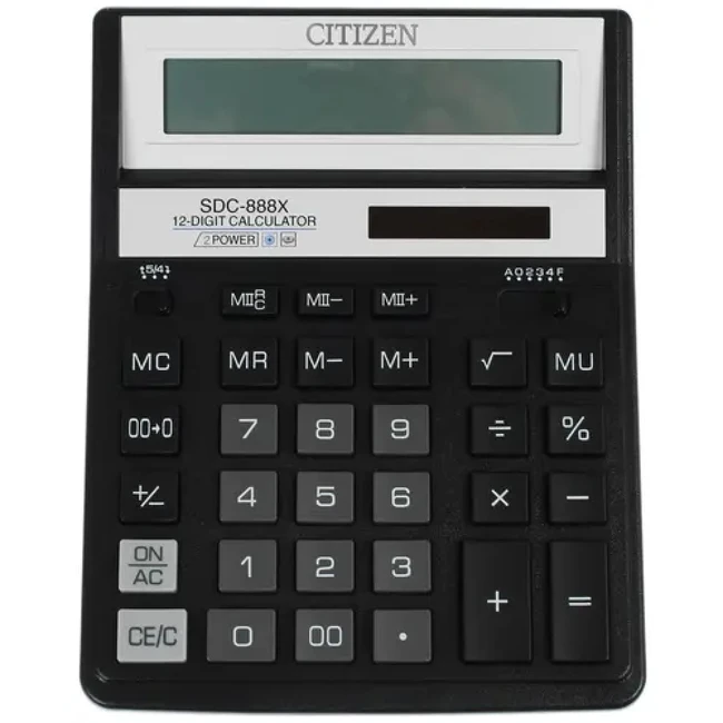 Калькулятор Citizen SDC-888XBK