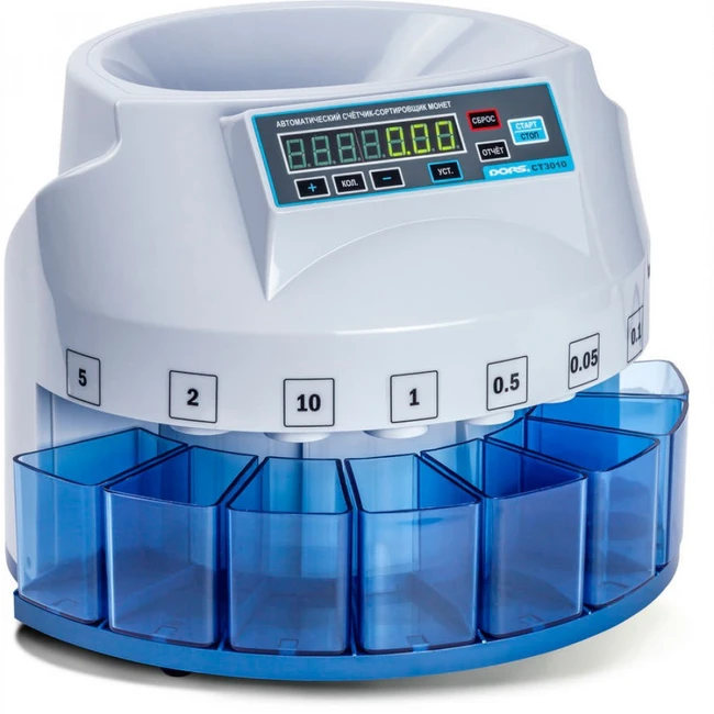 Счетчик монет Dors CT3010 DORS CT 3010 Автоматический счетчик-сортировщик монет