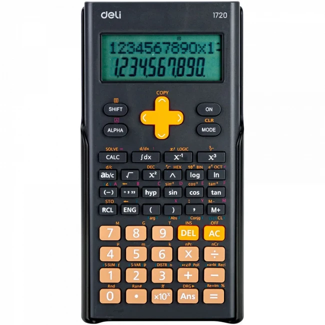 Калькулятор deli E1720-BLACK