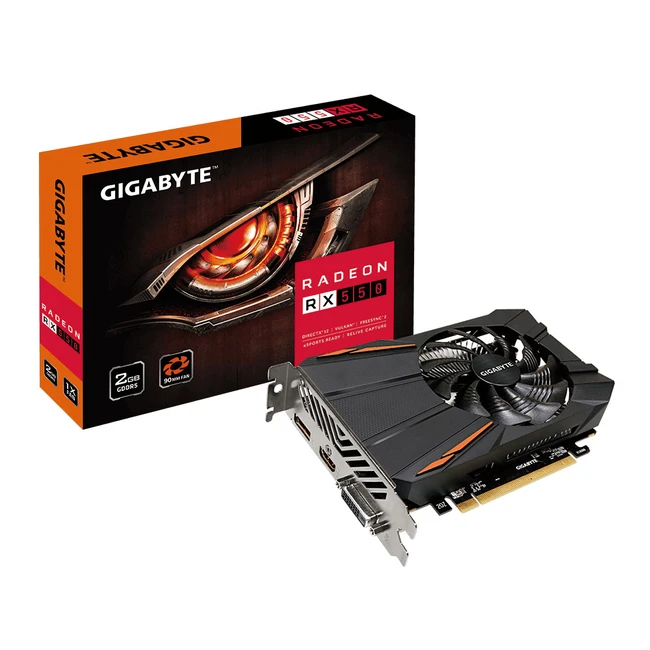 Видеокарта Gigabyte Radeon RX 550 GV-RX550D5-2GDV2.0 (2 ГБ)
