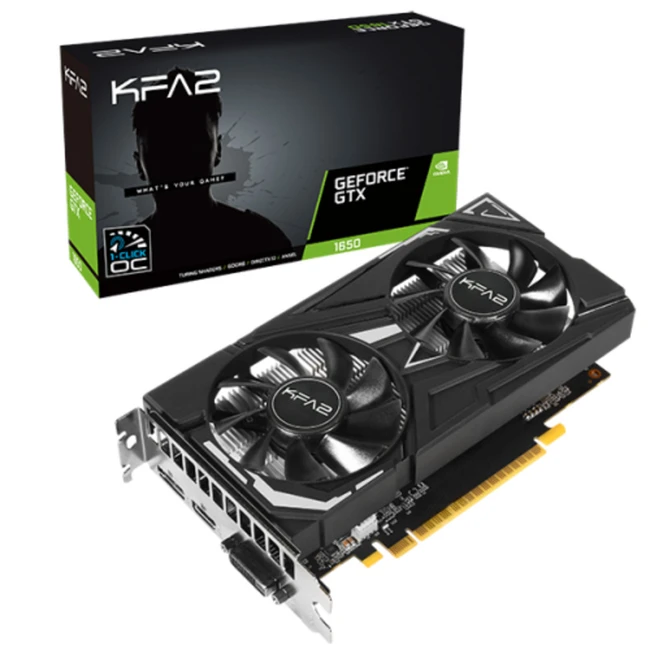Видеокарта KFA2 GeForce GTX 1650 EX (1-Click OC) GDDR6 65SQL8DS66EK (4 ГБ)