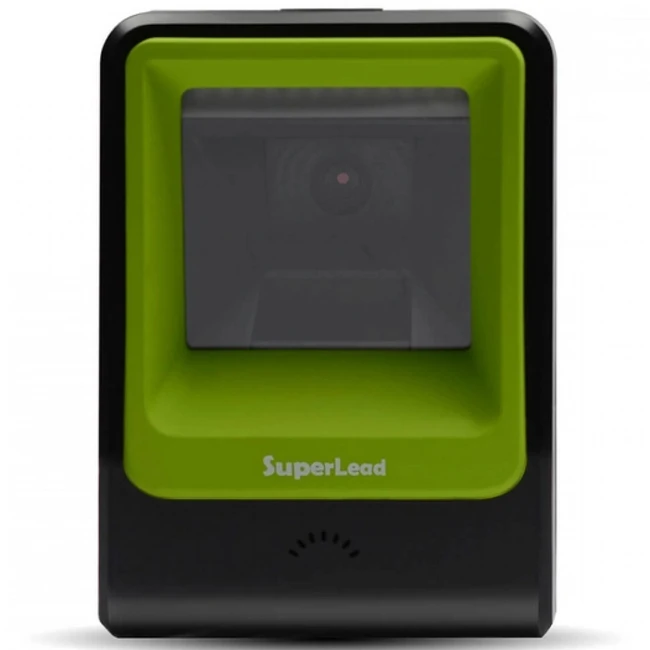 Сканер штрихкода Mertech 8400 4842 (Стационарный, 2D, USB-COM, USB-HID, Черно-зеленый, Не требуется)