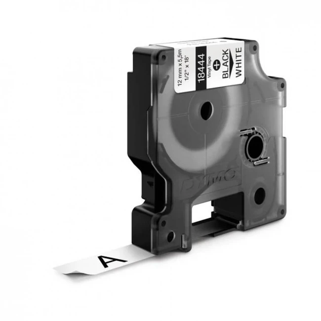 Расходный материал DYMO Виниловая лента для профессиональной маркировки внутри и снаружи помещений 12MMx5.5M S0718600