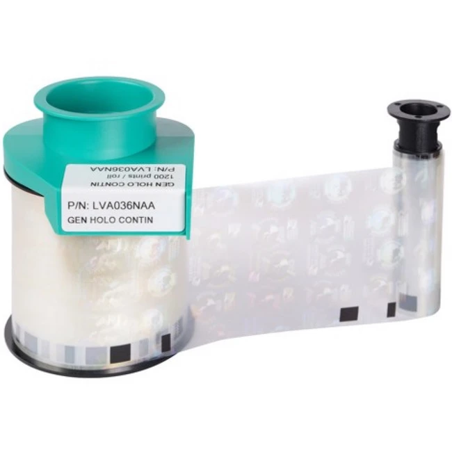 Расходный материал Evolis Лента ламинационная с голорграммой GENERIC HOLO CONTINUOUS VARNISH 1200 отпечатков LVA036NAA