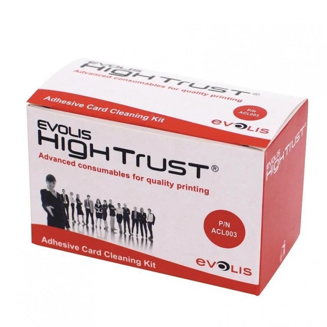 Расходный материал Evolis Набор для чистки с клейкими картами ACL003