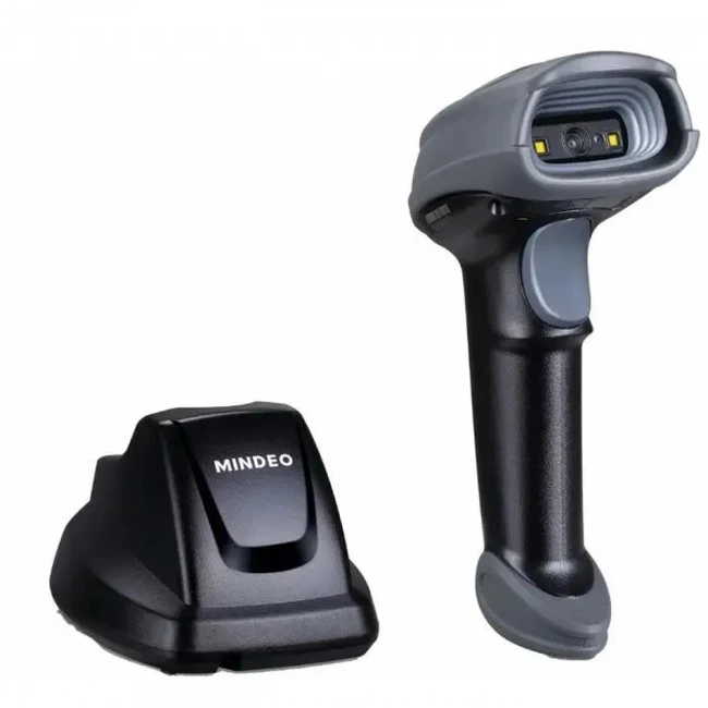 Сканер штрихкода Mindeo CS2291-HD 2D (Ручной беспроводной, 2D, USB, Bluetooth, Черный, С подставкой)