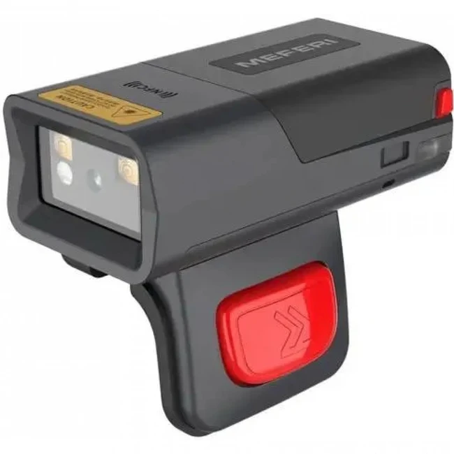 Сканер штрихкода Meferi MS300R 1D/2D MS300R-WN3ANS00 (Ручной беспроводной, 1D/2D, USB, Bluetooth, Черный-Красный, Не требуется)