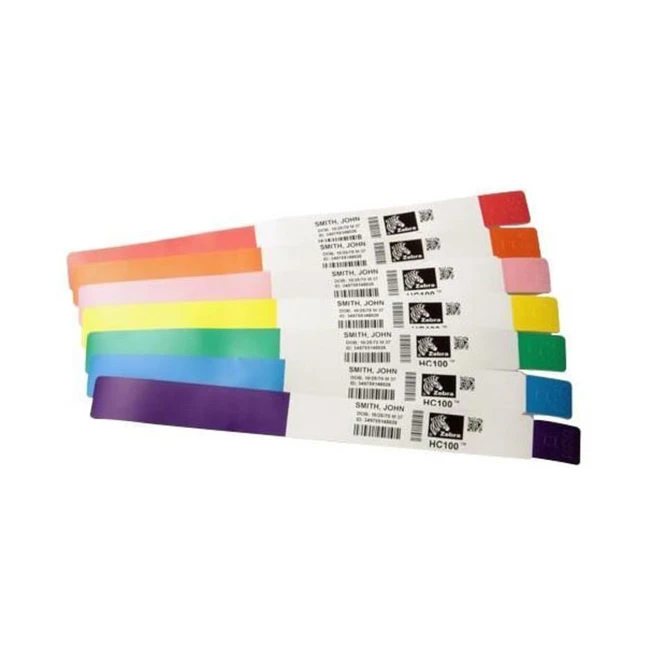 Расходный материал Zebra Браслеты белые, взрослые для HC100 10015355K