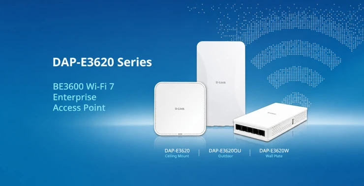 D-Link представила серию точек доступа DAP-E3620