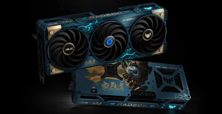 ASUS выпустила лимитированную видеокарту Radeon RX 9070 XT в стиле Onimusha: Way of the Sword