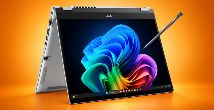 Ноутбук Acer TravelMate P4 Spin 14 вышел в Европе с Core Ultra Series 3