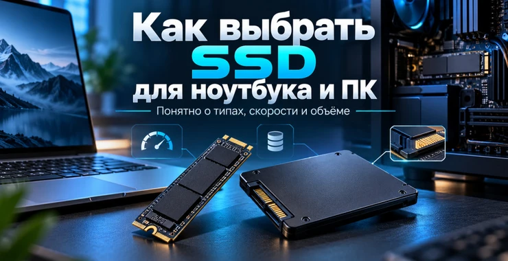 Как выбрать SSD для ноутбука и ПК: M.2, NVMe или SATA, что подойдет именно вам