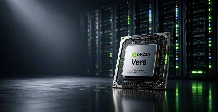 NVIDIA Vera: процессор для ИИ-центров обработки данных