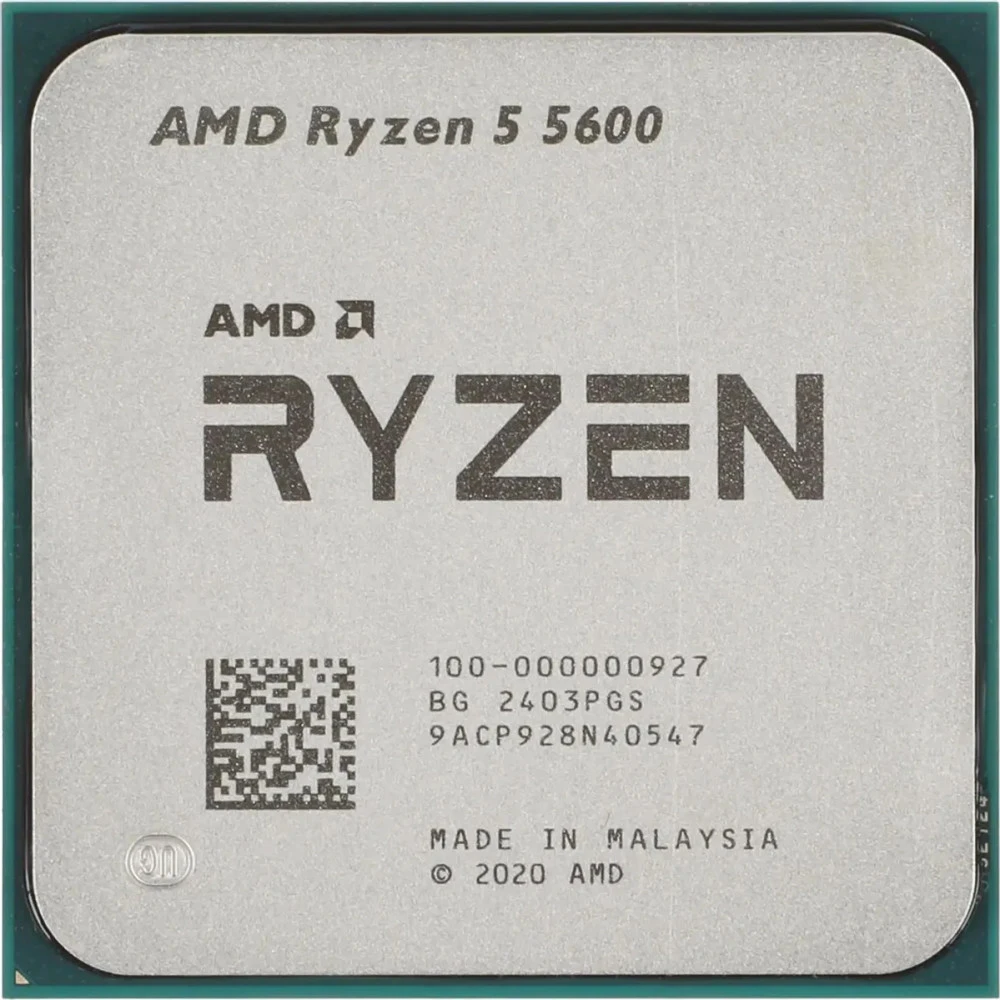 Процессор AMD Ryzen 5 5600 Ryzen 5 5600 OEM Ryzen 5, 6, 3.5, 32, OEM