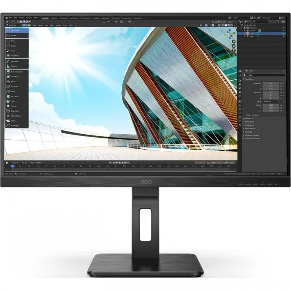 Монитор AOC Q27P2Q 27 ", IPS, Quad HD 2560x1440 (16:9), 75 Гц