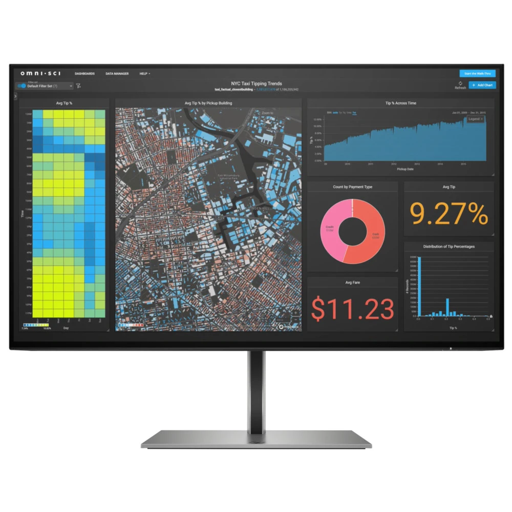 Монитор HP Z24f G3 3G828AA 23.8 ", IPS, Full HD 1920x1080 (16:9), 60 Гц