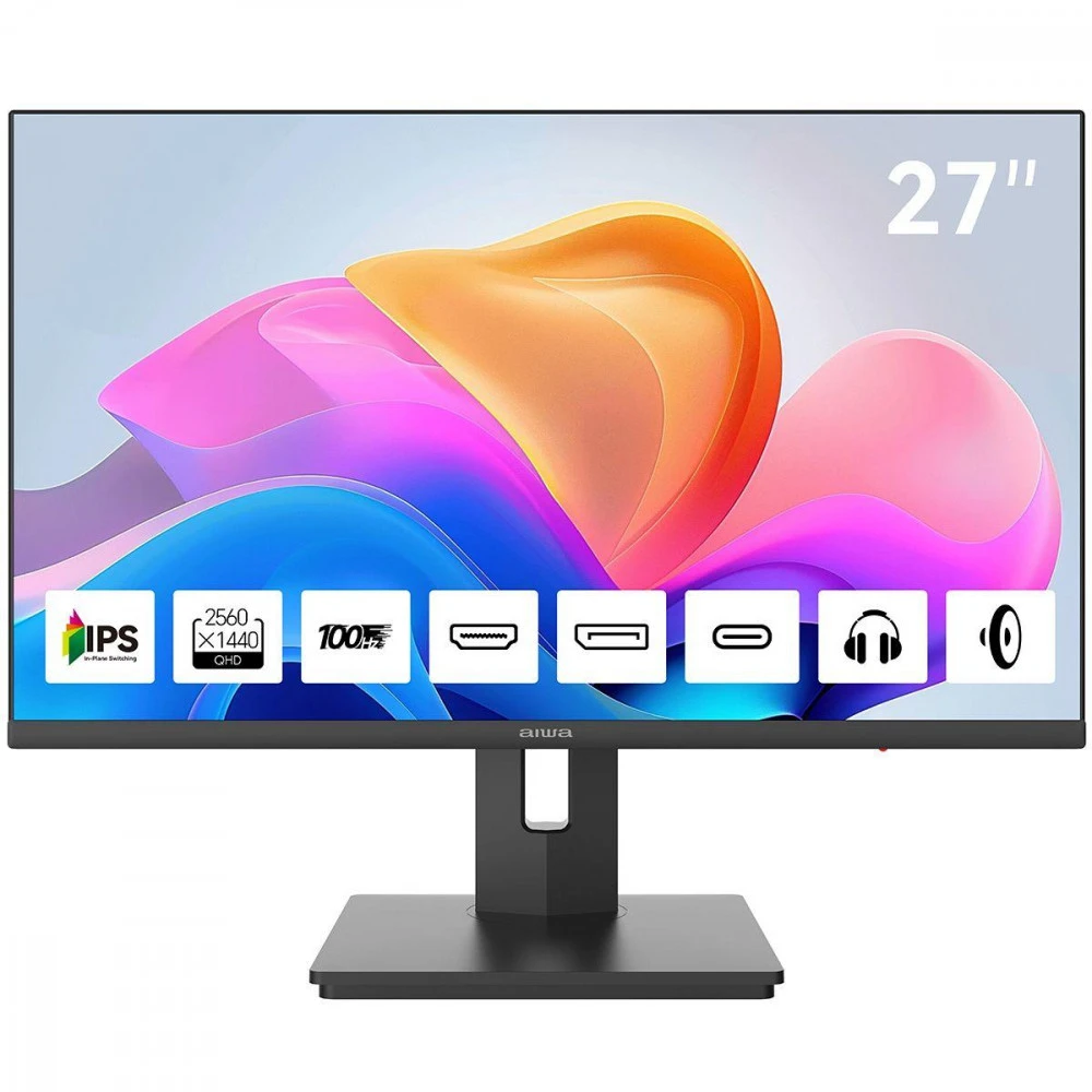 Монитор Aiwa MQ274A 27 ", IPS, Quad HD 2560x1440 (16:9), 100 Гц