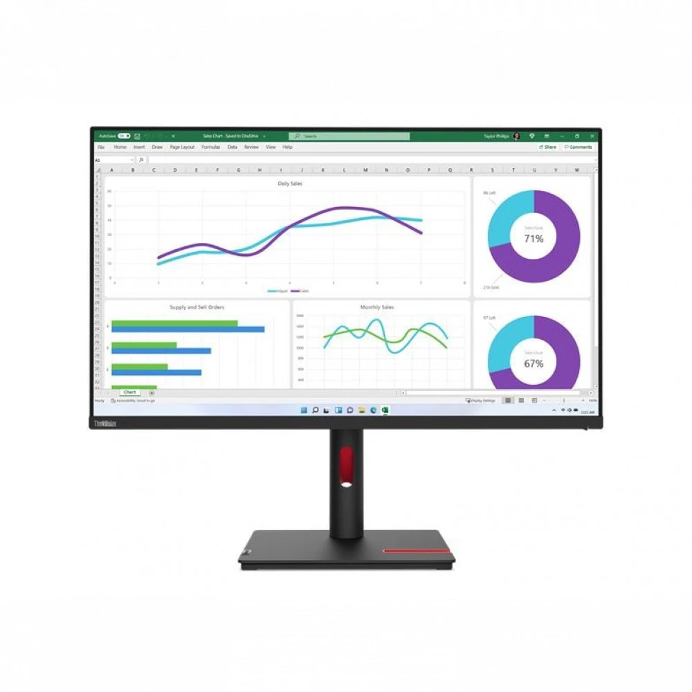 Монитор Lenovo ThinkVision T32h-30 63D3GAT1UK 31.5 ", IPS, Quad HD 2560x1440 (16:9), 60 Гц