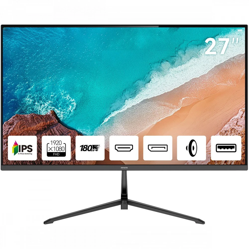 Монитор Aiwa MD2712 27 ", IPS, Full HD 1920x1080 (16:9), 180 Гц
