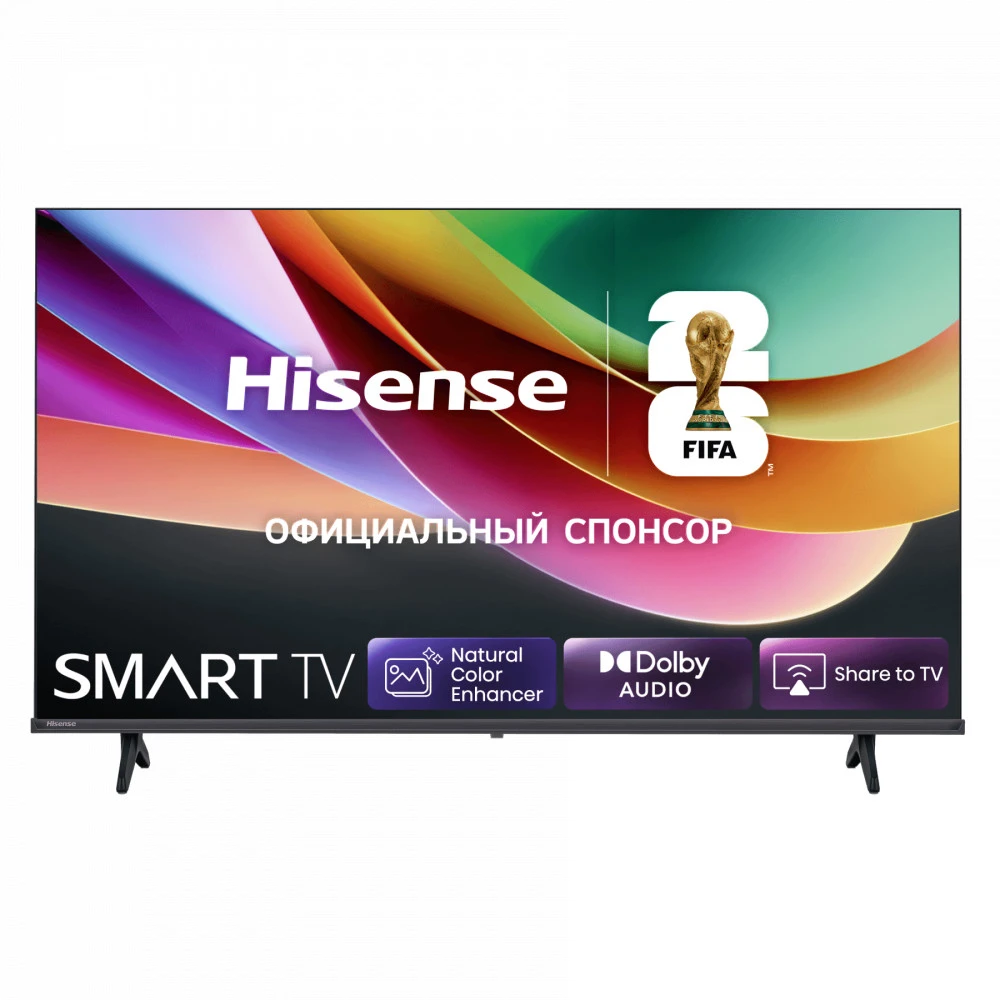 Телевизор Hisense 32A4S 32 ", Smart TV, Черный