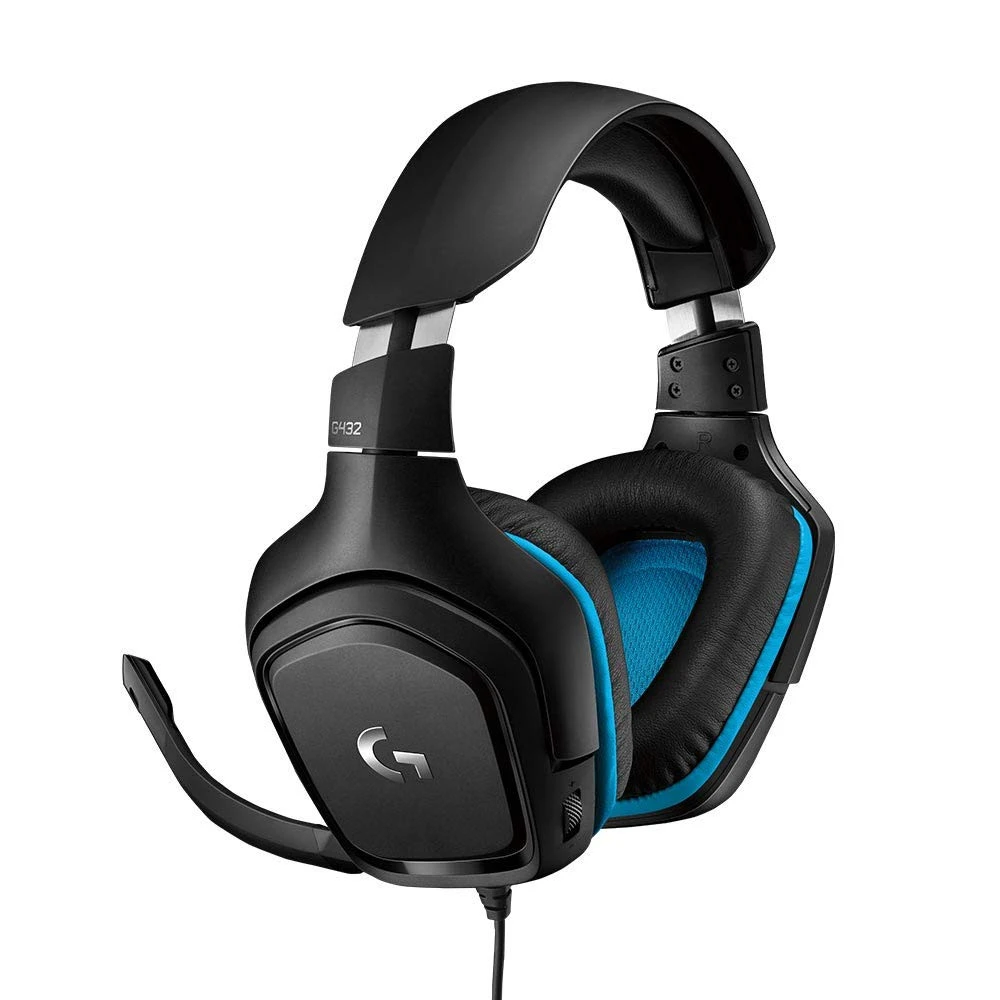 Наушники Logitech Headset G432 Wired Gaming Leatherette Retail 981-000770