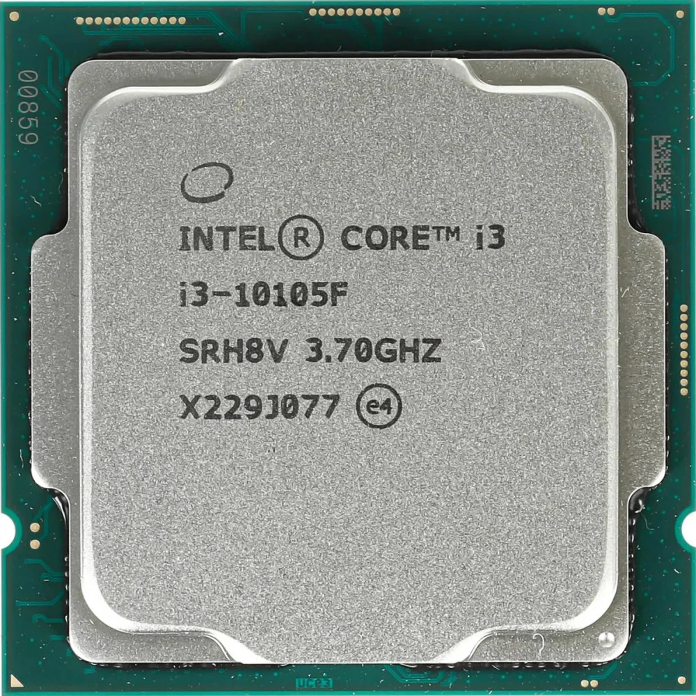 Процессор Intel Core I3-10105F OEM CM8070104291323 Core i3, 4, 3.7, 6, OEM