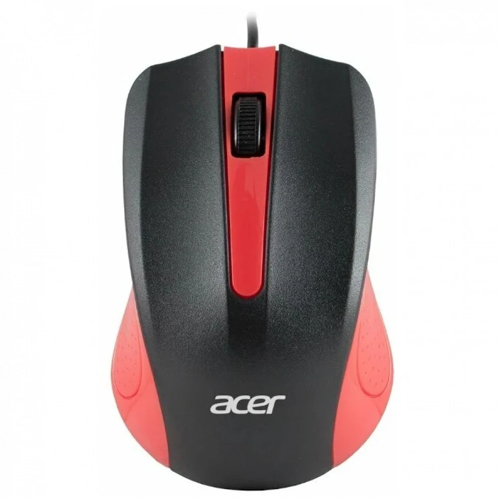 Мышь Acer OMW012 черный/красный ZL.MCEEE.003 Бюджетные, Проводная