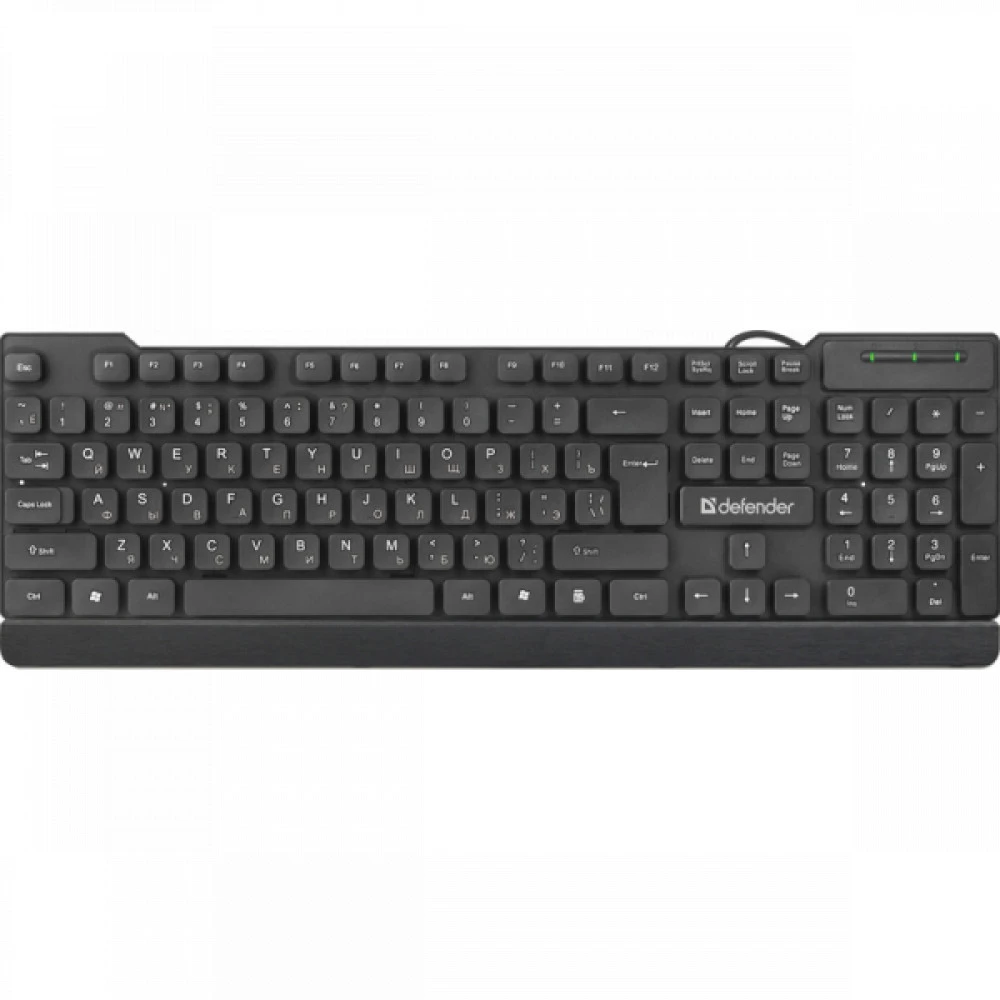 Клавиатура Defender Element HB-190 USB RU 45191 Проводная, USB