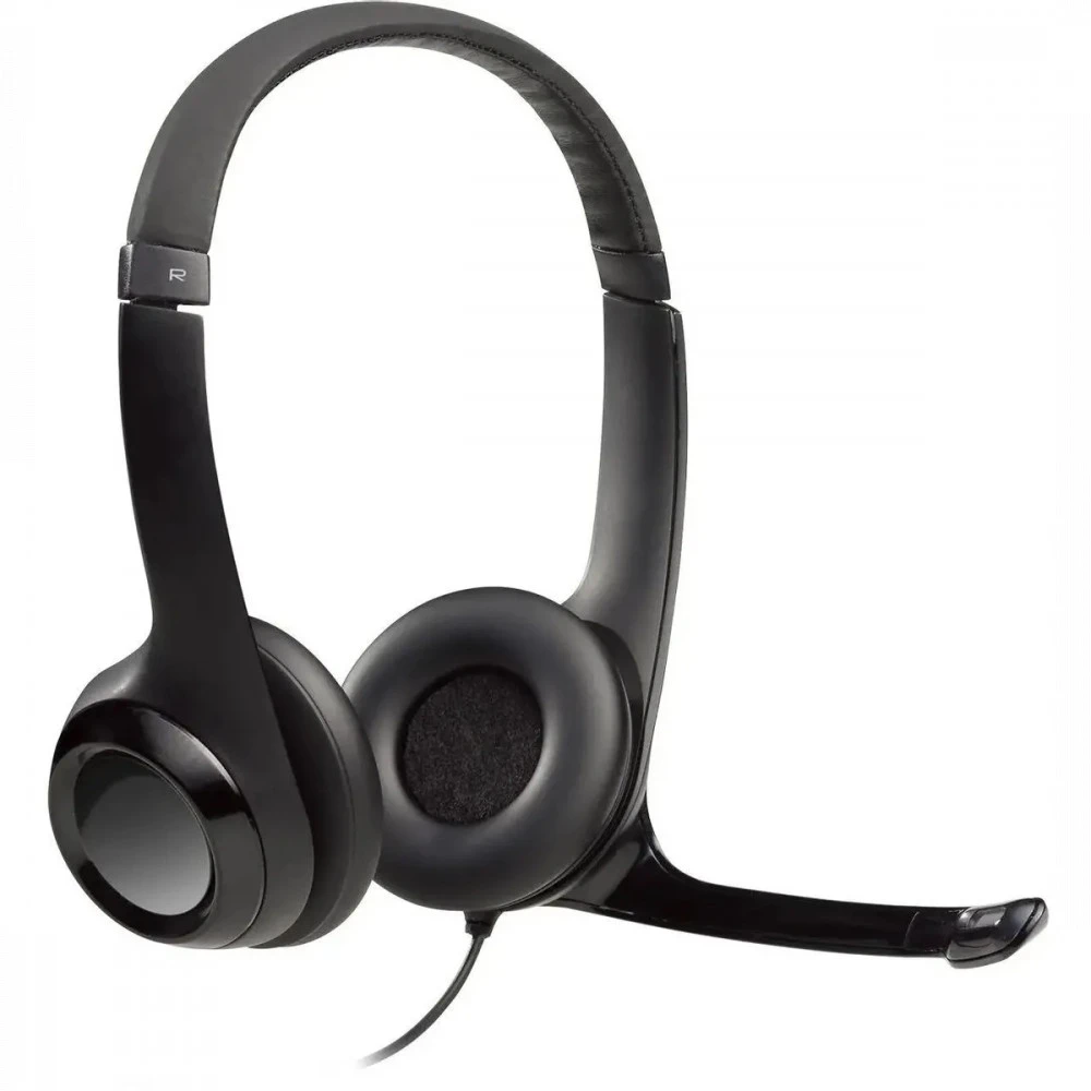 Наушники Logitech USB-гарнитура H390 с шумоподавляющим микрофоном 981-000406