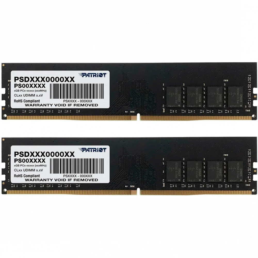 ОЗУ Patriot Signature PSD416G3200K DIMM, DDR4, 16 Гб (2 х 8 Гб), 3200 МГц