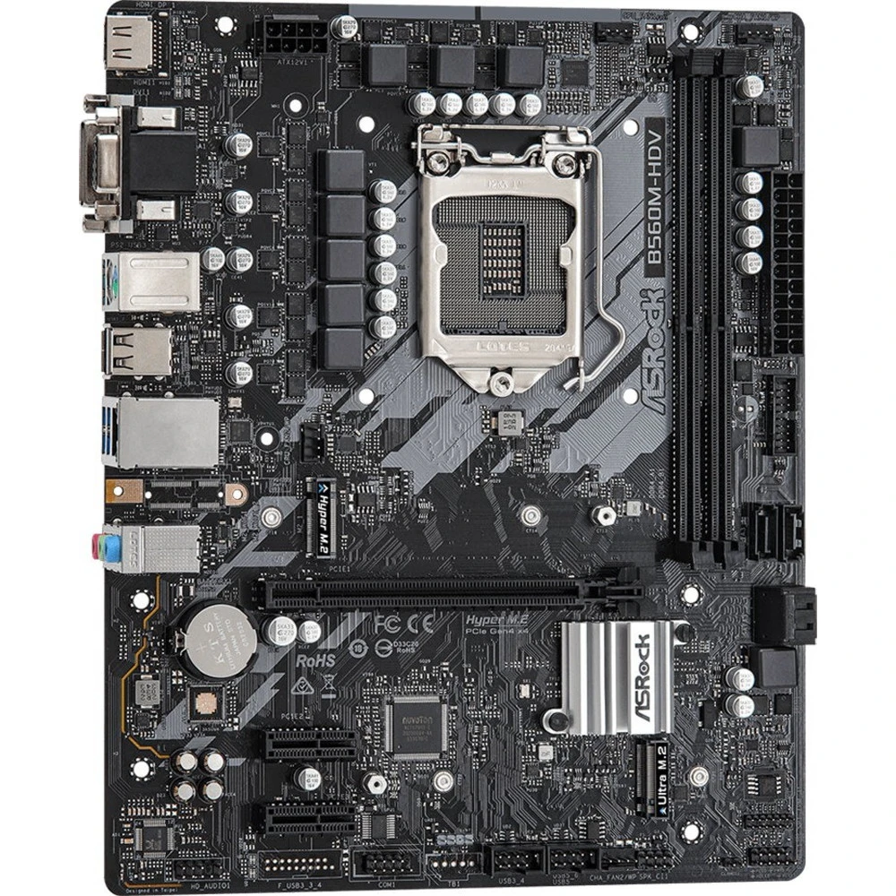 Материнская плата ASRock B560M-HDV Micro-ATX, LGA 1200