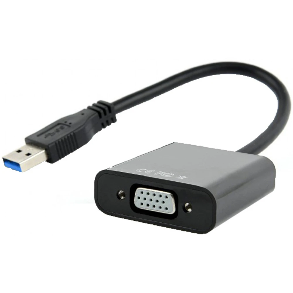Кабель интерфейсный Cablexpert AB-U3M-VGAF-01 USB Type A - D-SUB (VGA)