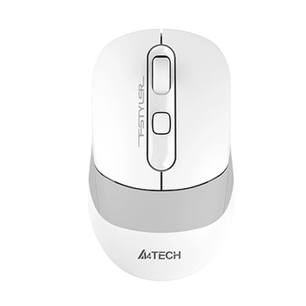 Мышь A4Tech FB10C GRAYISH WHITE Бюджетные, Беспроводная