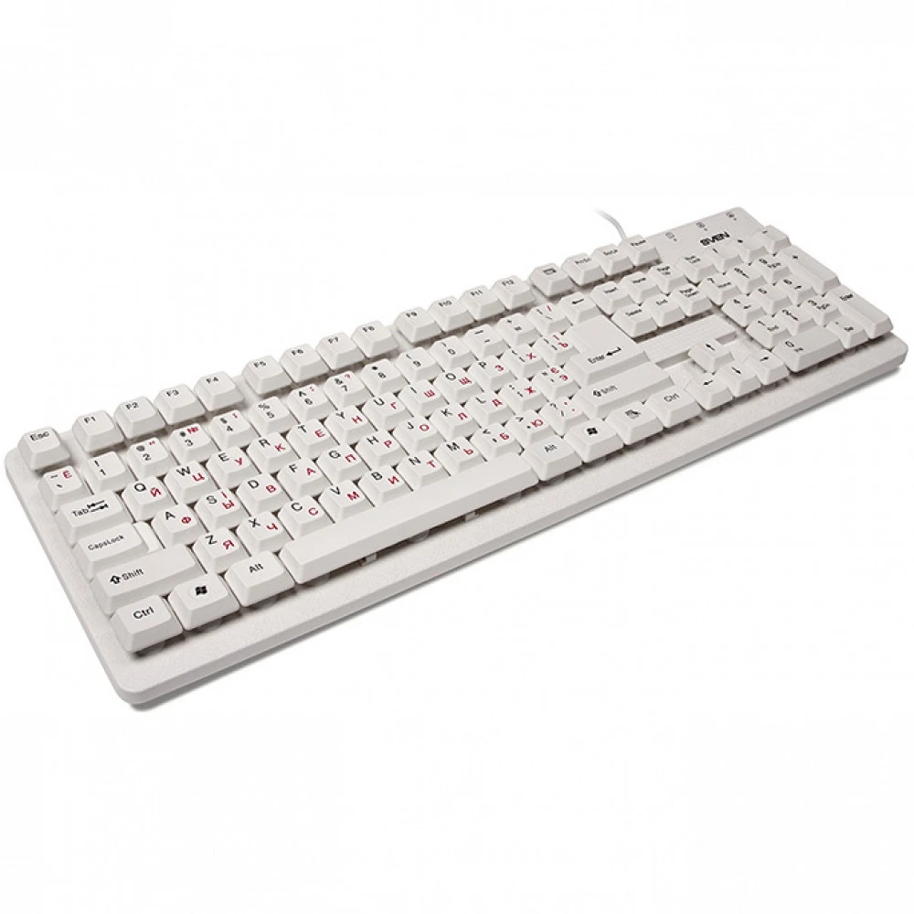 Клавиатура Sven Standard 301 USB SV-03100301UW Проводная, USB