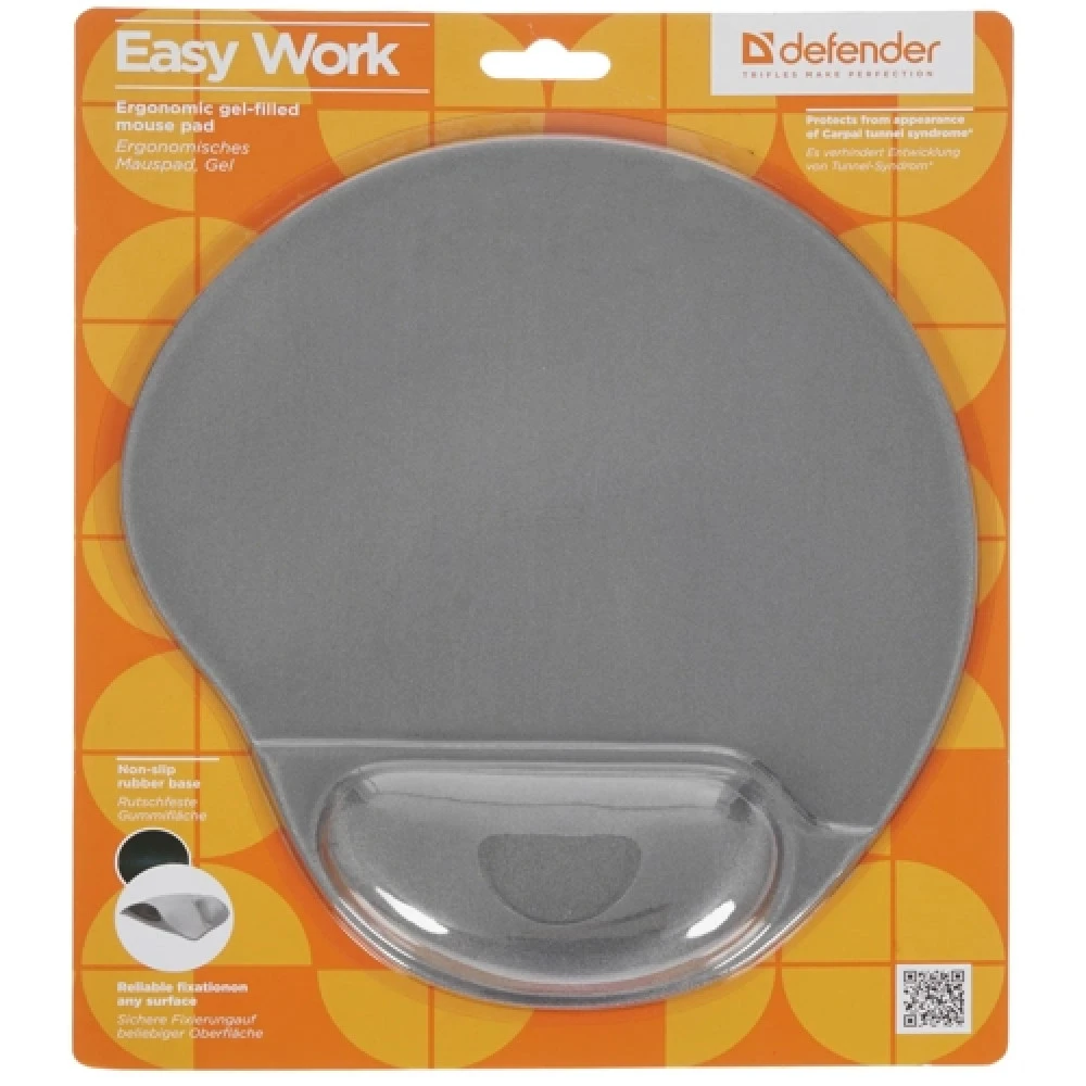 Коврик для мышки Defender Easy Work серый