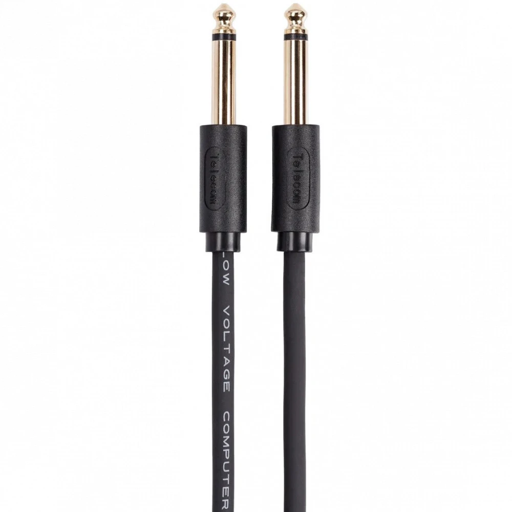 Кабель интерфейсный VCOM TAV6166-3M JACK 6.3 (output) - JACK 6.3 (output)
