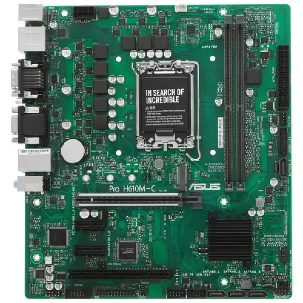 Материнская плата Asus PRO H610M-C-CSM Micro-ATX, LGA 1700