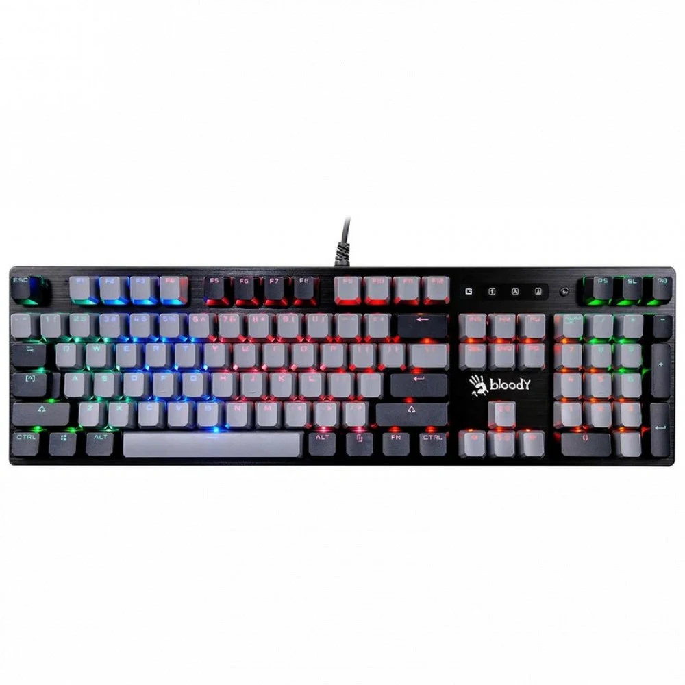 Клавиатура A4Tech B828N (GREY+BLACK) Проводная, USB