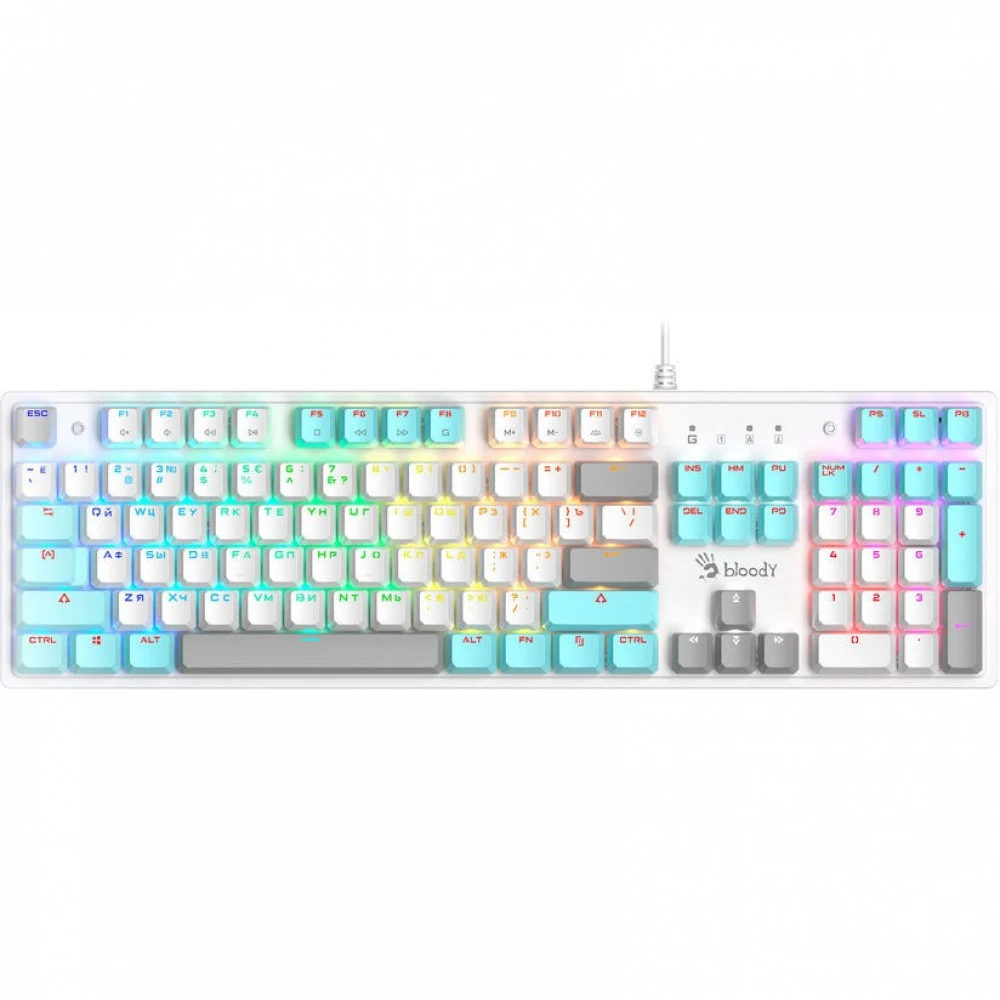 Клавиатура A4Tech S510N S510N (ICY WHITE ) Проводная, USB