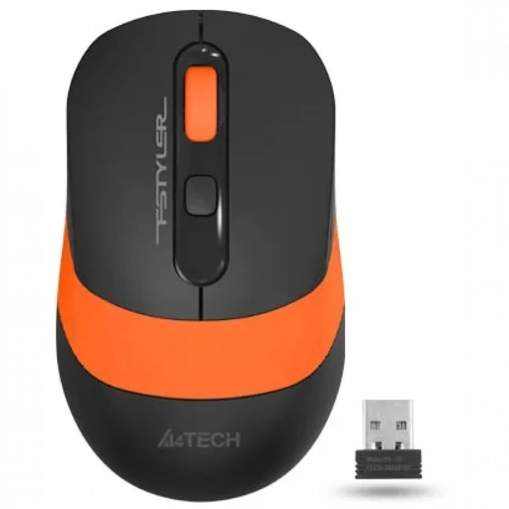 Мышь A4Tech FG10S ORANGE Бюджетные, Беспроводная