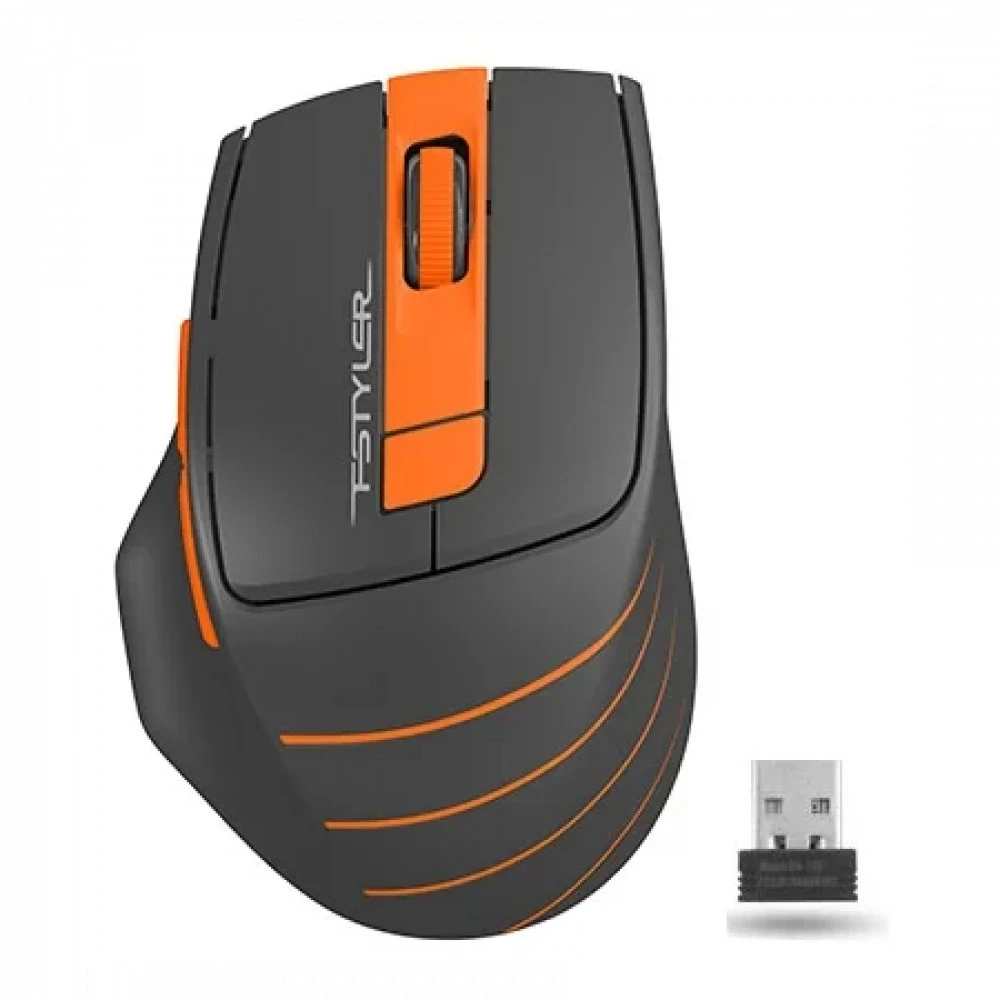 Мышь A4Tech Fstyler FG30S FG30S ORANGE Бюджетные, Беспроводная