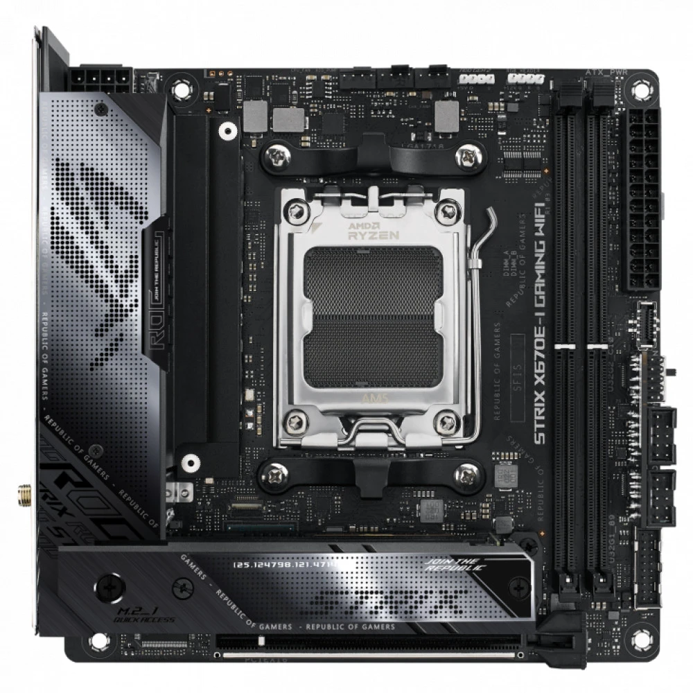 Материнская плата Asus ROG STRIX X670E-I GAMING WIFI Mini-ATX, AMD AM5